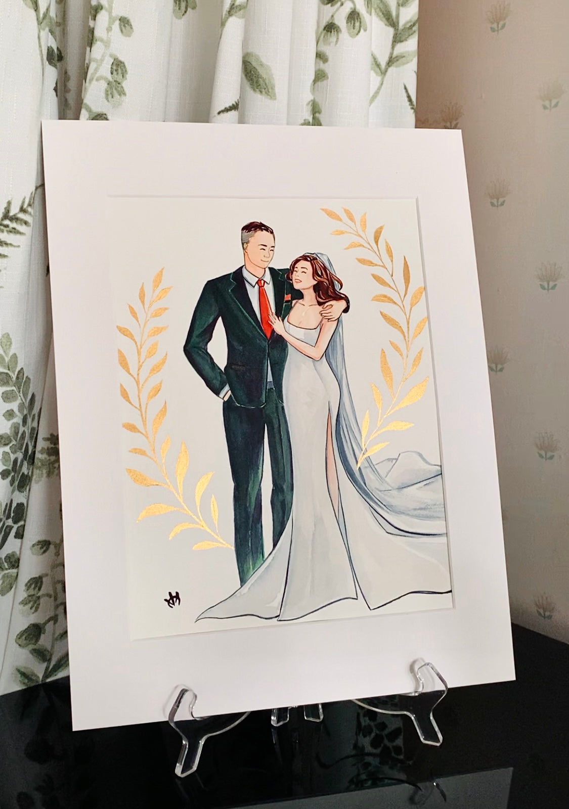Heirloom Wedding Painting Commission