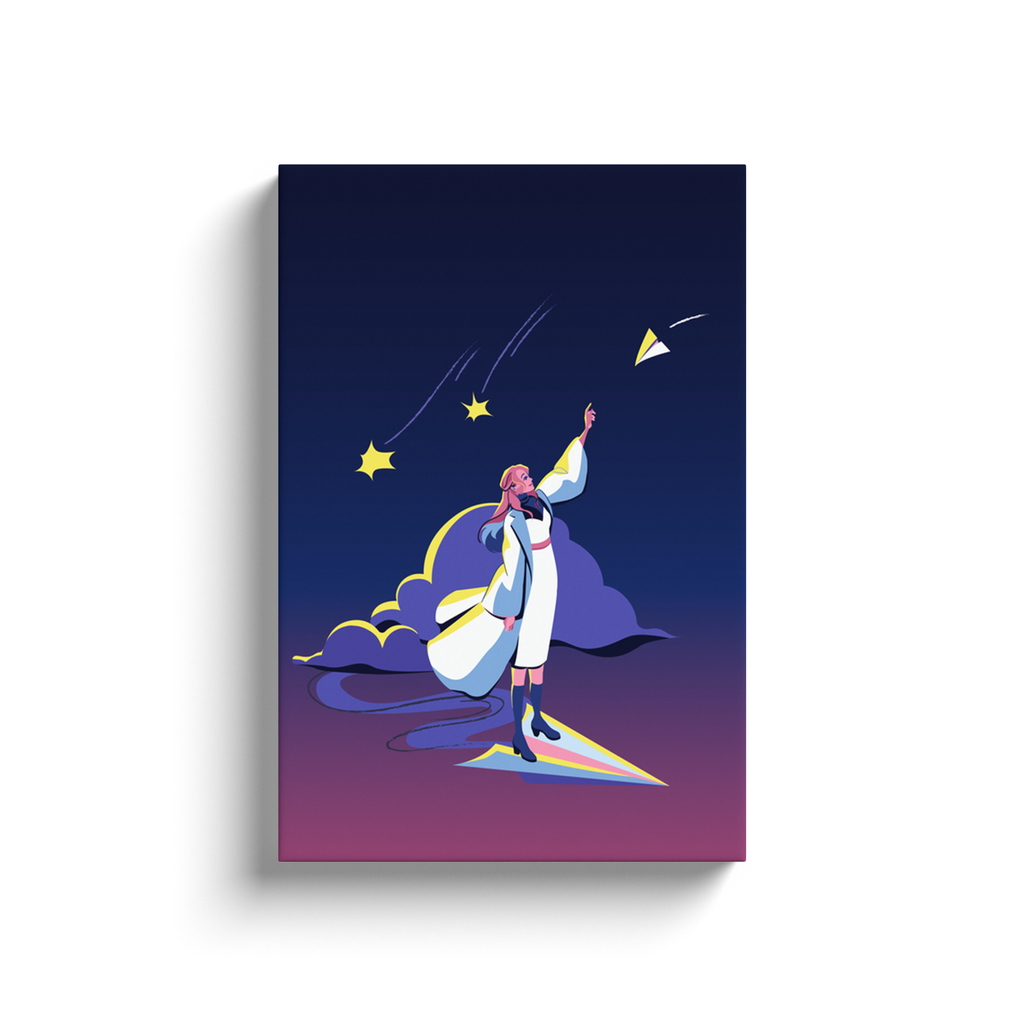 Paper Plane Part I - Canvas Wrap