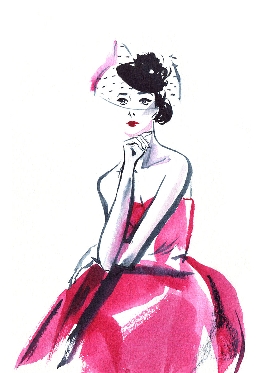 Custom Fashion Illustration Commission