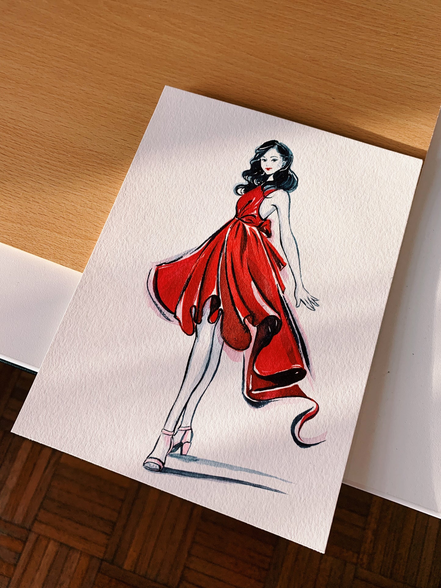 Custom Fashion Illustration Commission