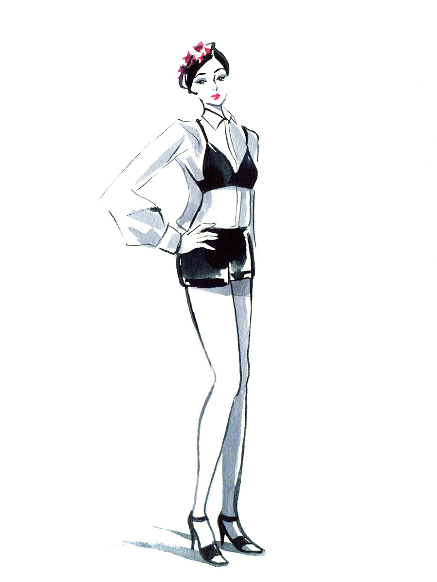 Custom Fashion Illustration Commission